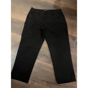 Liverpool Jeans Company Black Trouser Pants Womens Size 8P Cropped